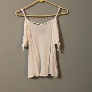 Cute white off the shoulder top